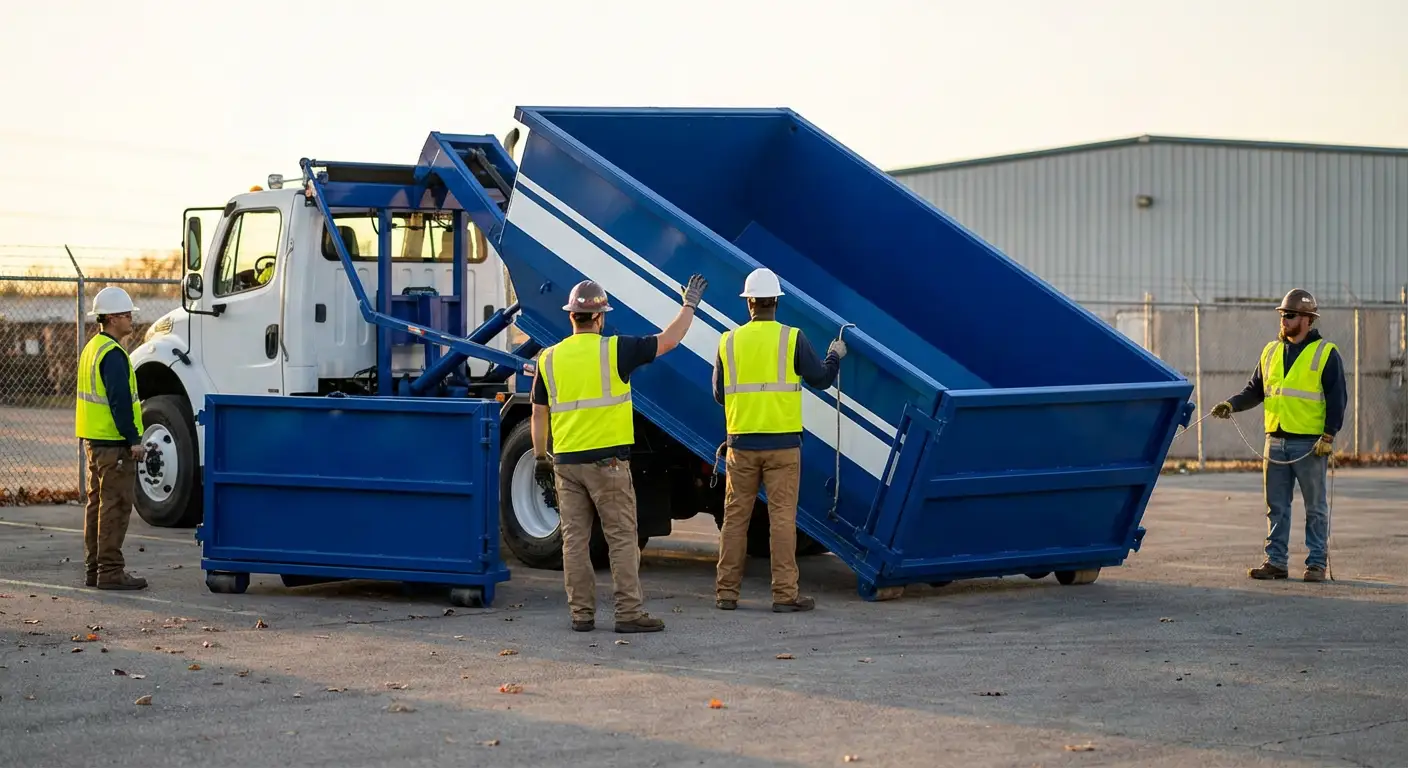 Roll-off dumpster service in Fargo, ND