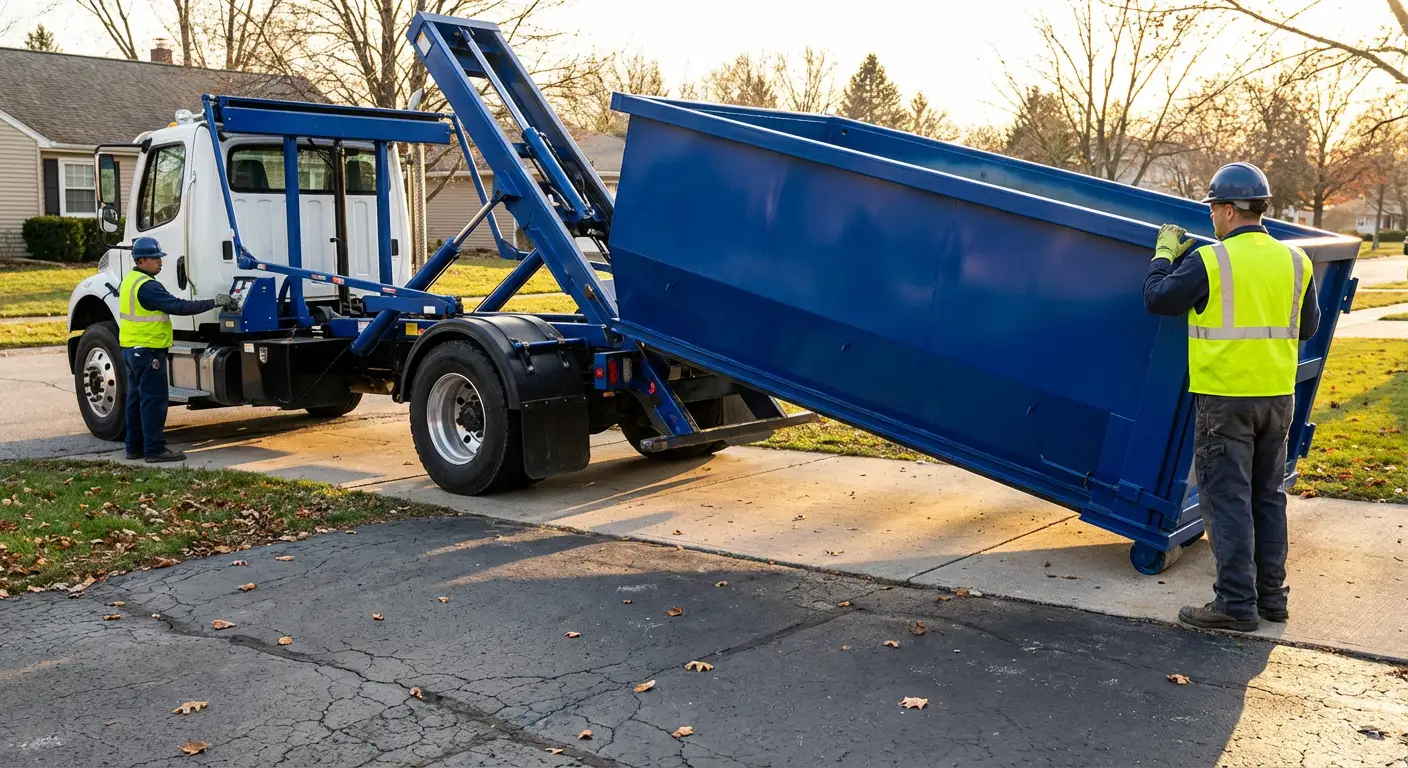 Roll-off dumpster rental service in Fargo, ND