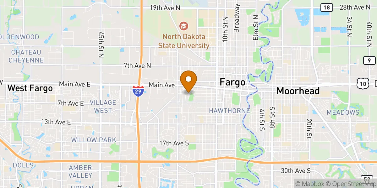  neighborhood map in Fargo, ND