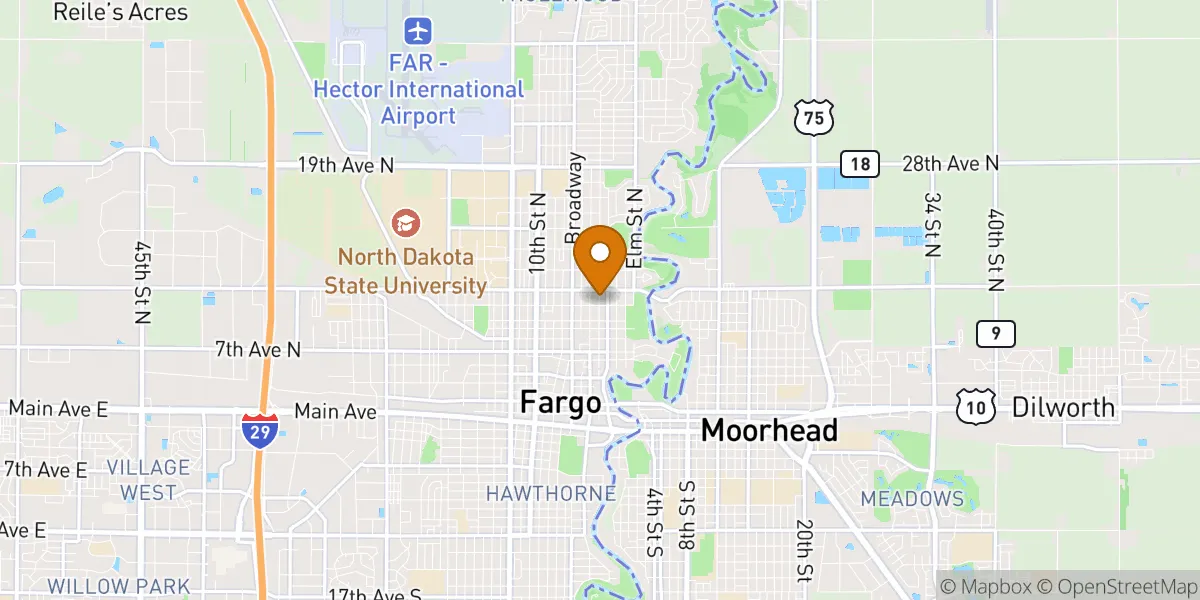  neighborhood map in Fargo, ND