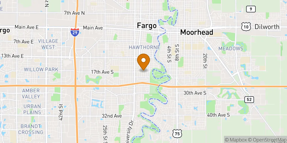  neighborhood map in Fargo, ND