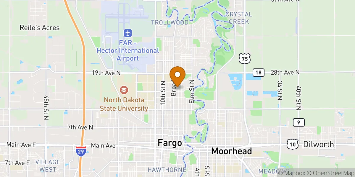  neighborhood map in Fargo, ND