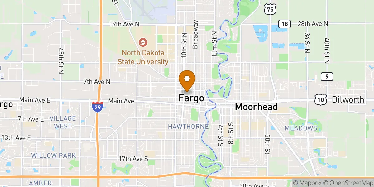  neighborhood map in Fargo, ND